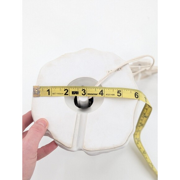 Disney Winnie the Pooh Porcelain Lighted Snowy Christmas Tree Vintage Works - Picture 4 of 13